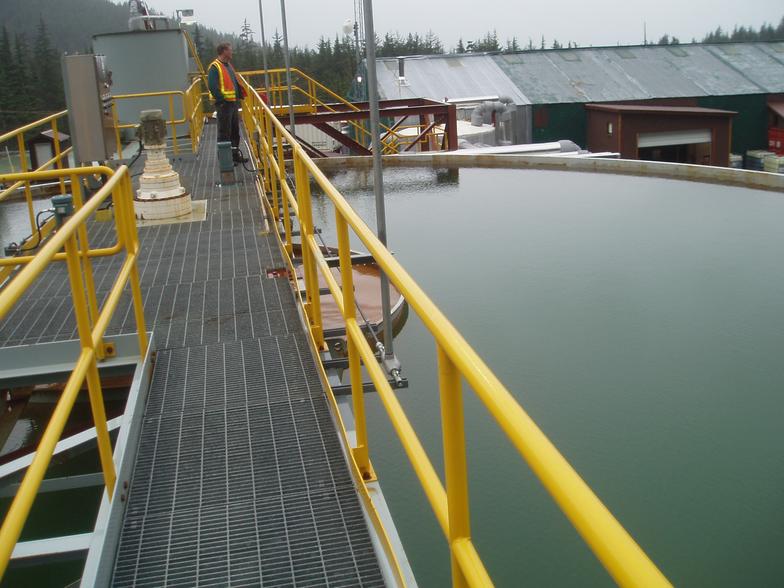 Clarifier operation optimized by Apex Engineering for metals removal